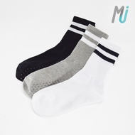 < MJ Socks > Preppy Style 4/4 Mid-Tube Socks Trendy Socks Striped Socks Zebra Socks Yoga Sports Sole