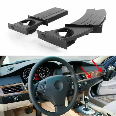 51459125622 51459125626 Cup Holder L R Center Console For BMW 5 Series E60 E61 2004-2010 Compatible 