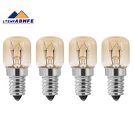 Oven Bulb,4Pcs E14 Oven 15W,Oven Bulb, SES Cap Clear Pac Pygmy Oven Lamp,E14 Resistant Up to 300 Celsius Light for Oven