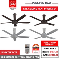 KDK Ceiling Fan Remote Control 4Blade K14XZ / 5Blade K14YZ