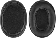 Replacement Ear Pads for Skullcandy Crusher Wireless Crusher Evo Crusher ANC Hesh 3 Headphone Soft Foam Ear Cushions Cover Cup, Protein Leather Earpad Earmuffs, Black