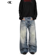 H1 baggy - Cream blue - Jeans