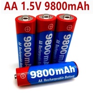 /Rechargeable Battery 1.5V AA 9800mah AAA 8800mAh Batteries Alkaline  Charger For Led Light Toy.
