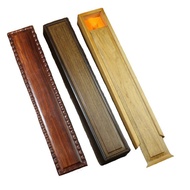 Camphor Folding Fan Gift Storage with Fan Drawer Style Chicken Wing Wood Slot Collection Fan Log Sol