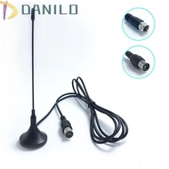 DANILO Digital Tv Antenna, 5dBi Mini TV Antenna Freeview, Radio TV Aerial Black Free Channel DVB-T/T