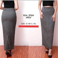 Rok Span Hitam-Rok Span Panjang-Rok Kerja-Rok Kuliah - Mf