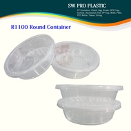 1100 Round Microwave Food Container/ Tupperware Plastik Bulat / Bekas Makanan / Bekas Bulat