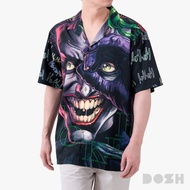 DOSH MENS HAWAII SHIRTS BATMAN เสื้อเชิ้ตฮาวาย DBMS5000-BL (S-XL)