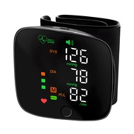 Rechargeable Wrist Blood Pressure Monitor Digital Automatic Blood Pressure Meter Heart Rate Pulse Sp