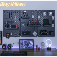【Sg Stock】Pegboard Organizer Pegboard Pegboard wall Phone Holder & Shelf Accessories Compatible with