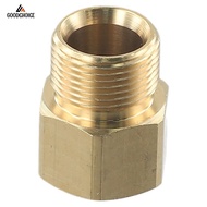 [GOODCHOICE] M22 15mm Male Thread to M22 14mm Female Metric Adapter Pressure Washer Brass
