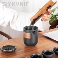 【newreadystock】✠Coya Cozy TP03 1 Pot 4 Cup Portable Travel Ceramic Porcelain Kung Fu Chinese Tea Set