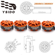 4PCS YSIDO 1604 Brushless Motor KV2850 KV3800 3-4S  FPV Motor For GEPRC iFlight RC FPV Freestyle 3.5
