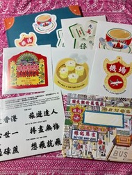 香港國際機場 HKIA 行李箱貼紙 明信片 Postcards Stickers