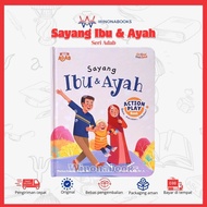 Action Play Book Adab Sehari-hari teman baikku bertamu ke rumah tante serunya bepergian sayang ibu