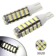 2x White RV T10 W5W Corner Light Reading Bulb 68 Emitters 1206 SMD LED 159 161 168 2521 A051-W