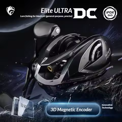 New MISURELURE Ultra DC Baitcasting Reel Smart Brake Electronic Fishing Reel Micro Object Universal