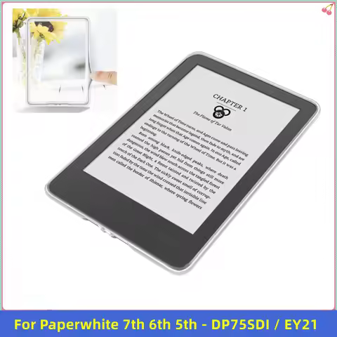 Acrylic Clear Cover for Kindle Paperwhite 3 2 5th 6th 7th Generation 2013/2015/2017 Release DP75SDI 