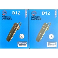 D12  WIRELESS  BLUETOOTH TRM ORIGINAL 1 YEAR WARRANTY
