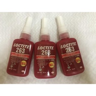 Loctite 263 Red Thread Locker Oil Tolerant High Strength 50ml - 1 Bottle