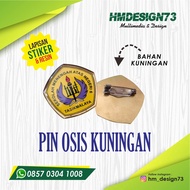 SCHOOL PIN | OSIS LOGO PIN | BRASS PIN BADGE