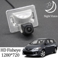 HD 1280*720 Fisheye Rear View Camera For Mazda5 Mazda 5 2006 2007 2008 2009 2010 Car Vehicle Reverse Parking Accessories