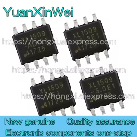 10PCS XL1509 XL1509-3.3 XL1509-5.0 XL1509-12 XL1509-ADJE1 SOP-8 Step-down dc power converter chip 2 