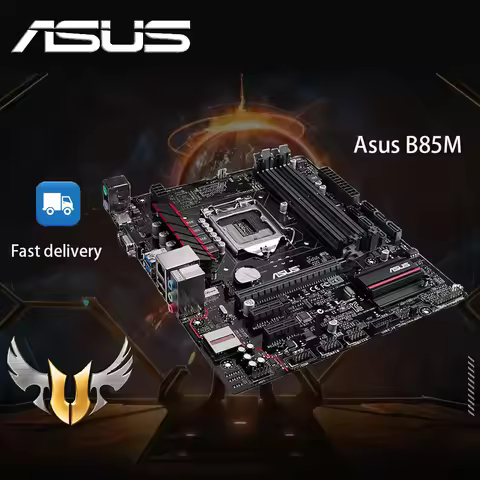 Used Asus B85M GAMER Desktop Motherboard B85 Socket LGA 1150 i7 i5 i3 DDR3 32G SATA3 USB3.0 Micro-AT