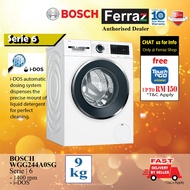 BOSCH WGG244A0SG Series 6 Front Load Washing Machine 9 kg 1400 rpm  with i-DOS Washer