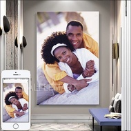 Custom Photo Home Decoration Print Your Photos on Canvas Custom Poster Plus Frame Art Photos Wedding