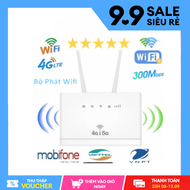 [9-13.9 Voucher 15%] Bộ Phát Wifi 4g/5g LTE 4G tốc độ 300Mbps 3 Cổng Lan WIFI Router Kết Nối 32 Thiế