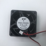 Yida YD6025HSL 6cm/cm 24V 0.15A Silent Industrial Inverter Cooling Fan 6025