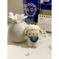 Handmade cute baby sheep keychain