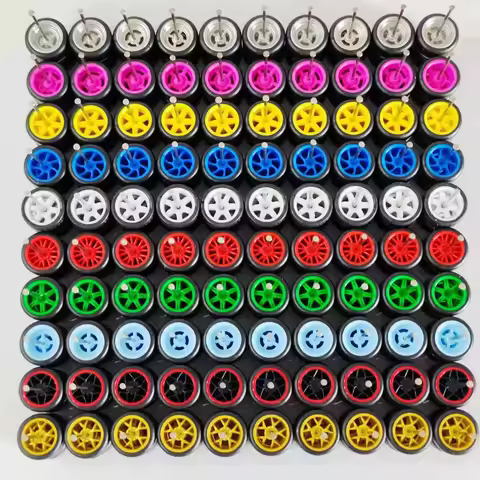 50sets 11mm 13mm 14mm 15mm 17mm 1/64 Alloy Car Wheels Rubber Tires for 1:64 Matchbox/Domeka/Hotwheel