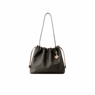 FION Monogram PVC with Leather Bucket Bag