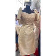 Modern Filipiniana Midi dress