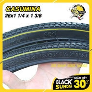Tire Tube, Shell 26x1 1 / 4x 1 3 / 8 (650) Genuine Casumina