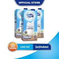[Paket isi 3] Frisian Flag UHT Lowfat 946ml