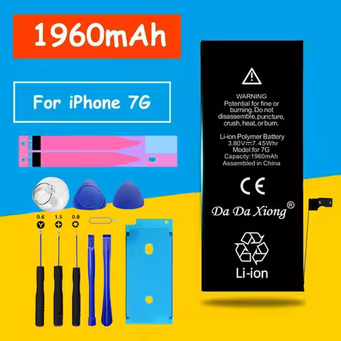 Hot Selling 1960mAh Battery Real Capacity For iPhone 7 7G With Machine Tools Kit Replacement Bateria
