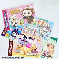 (READ DESCRIPTION) A4 size drawing book A4 LABUNGU/ A4 SIDU
