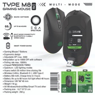 เมาส์เกมมิ่งไร้สาย ไฟ LED EGA TYPE M8 Gen2 Wireless Gaming Mouse