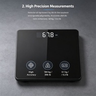 Omron Electronic Bathroom Scale - Tempered Glass - Suitable for use in bedrooms bathrooms and gyms f