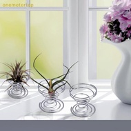 Onemetertop 6 Pcs Flower Pot Stainless Steel Air Plant Stand Container Tillandsia Holder SG