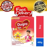 Dumex Dugro Soy 1-6 Years 400g Complete Soya Formula Lactose Free Food 5Nutris FOS DHA Protein Calci