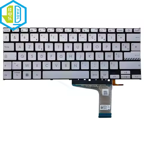 FR LA US SP Silver Black Backlight Keyboard For ASUS Vivobook X1402ZA X1404 X1405 X1403 Laptop Backl