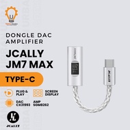 JCALLY JM7 MAX CX31993 SGM8262 OPAMP Chip DAC Type C to 3.5mm IEM Earphone Adapter