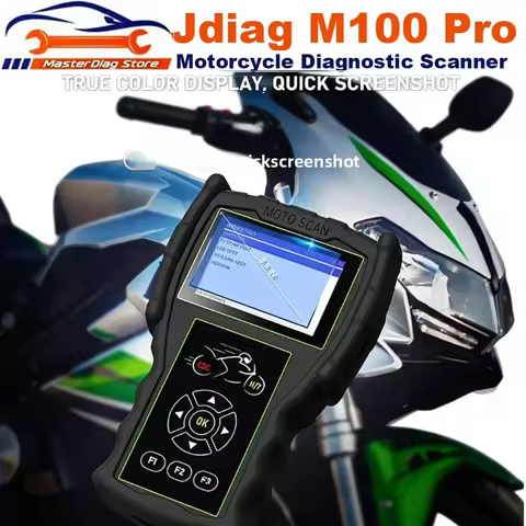 2025 JDiag M100 Pro Motorcycle Diagnostic Tool MOTO Code Reader OBD2 Scanner For KTM Honda Yamaha Ka