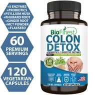 Biofinest Colon Detox - Weight Loss Constipation & Bloating Fast Relief - Energy Probiotics Enzyme C
