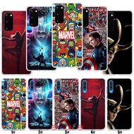 Phone Case for Samsung Galaxy A12 J2 J4 J5 J6 J7 J8 Plus Prime Core 93KCC Marvel The Avengers