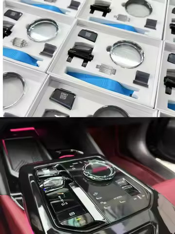 Fit For BMW 5 / 7 Series G60 G61 i5 i7 iX G70 2024 2025 New Crystal Gear Shift Knob Stick Handle Cry